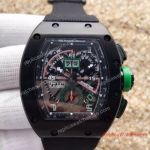 Copy Richard Mille RM011 Flyback Chronograph - Felipe Massa All Black Watch